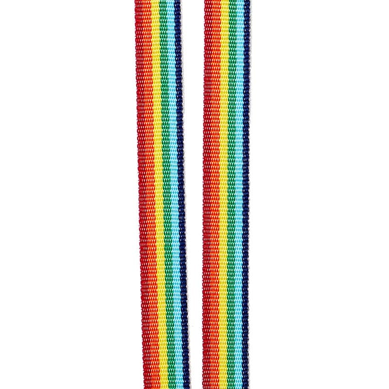 Narrow Rainbow Grosgrain Ribbon 3/8 '' X 10 yd - 1 / ROLL