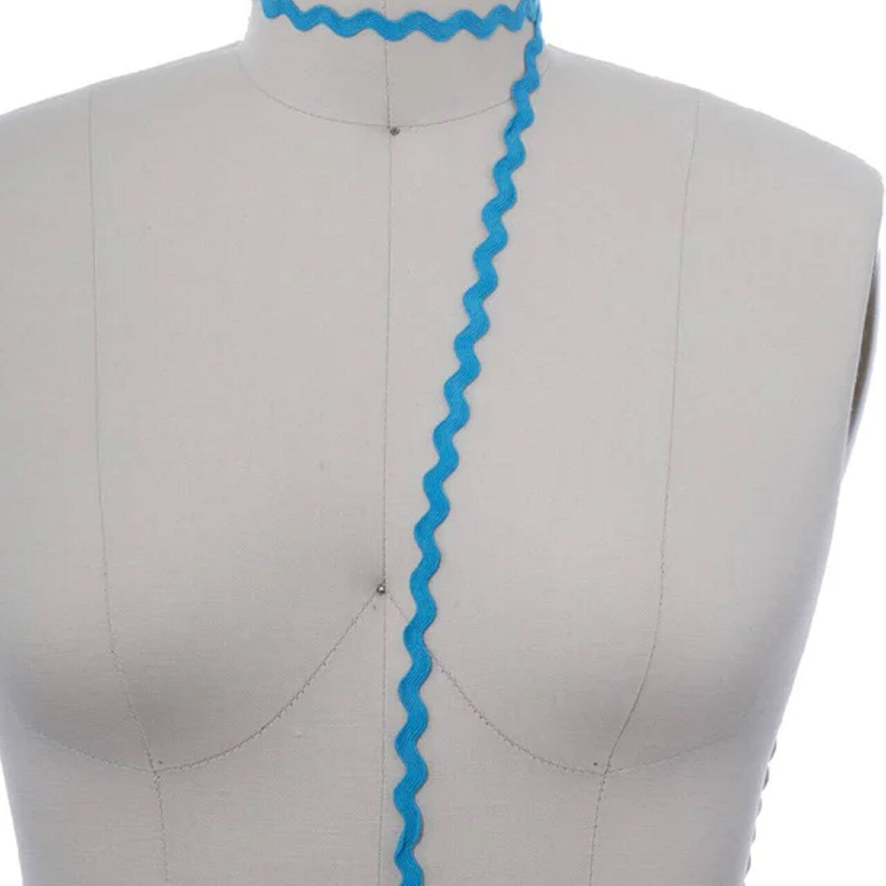 3 Yards Aqua Blue Ric Rac Ribbon Trim Decorative Zigzag Ribbon for Crafts & Sewing