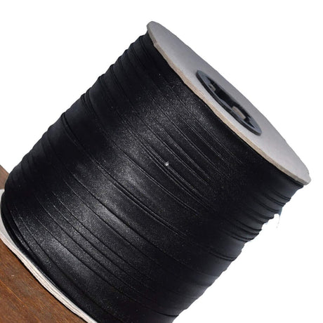 5 Yards Black Polycotton Bias Tape 3/4" Trim for Sewing & Edge Finishing
