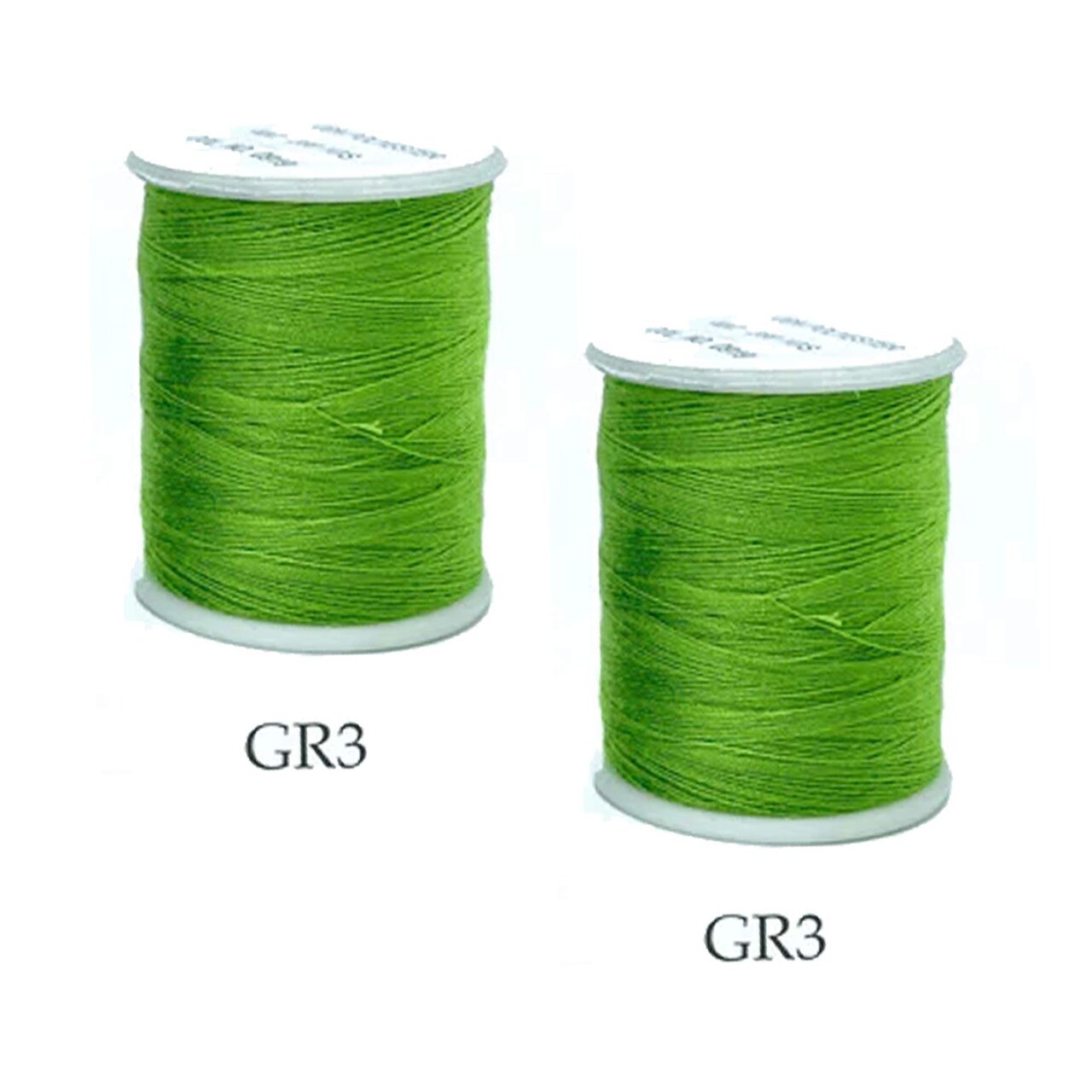 200 Yards Green Tone Polyester Thread Small Size for Sewing and Crafting