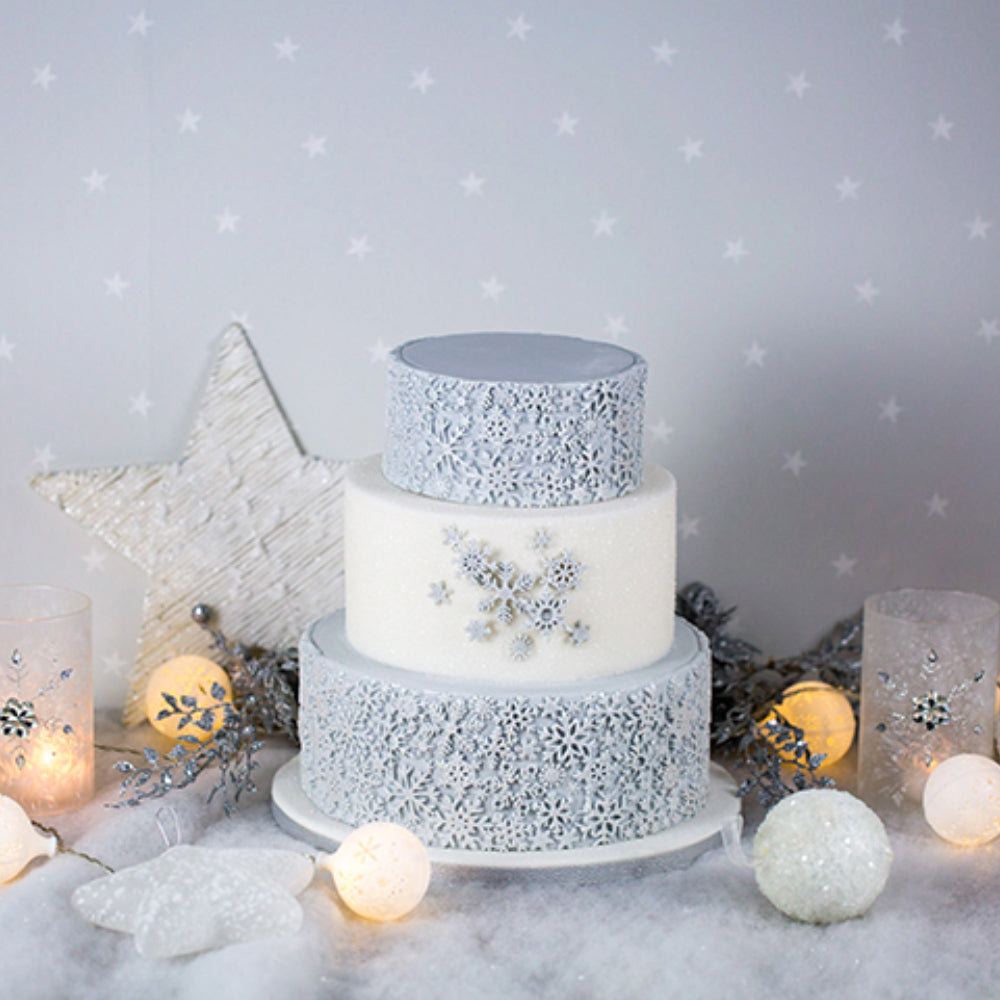 Karen Davies Sugarcraft Snowflakes Silicone Mold