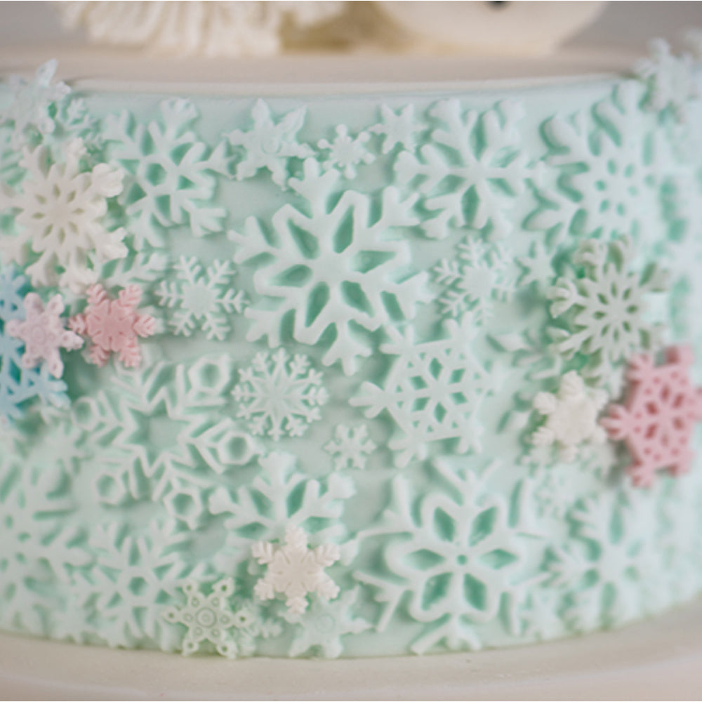 Karen Davies Sugarcraft Snowflakes Silicone Mold