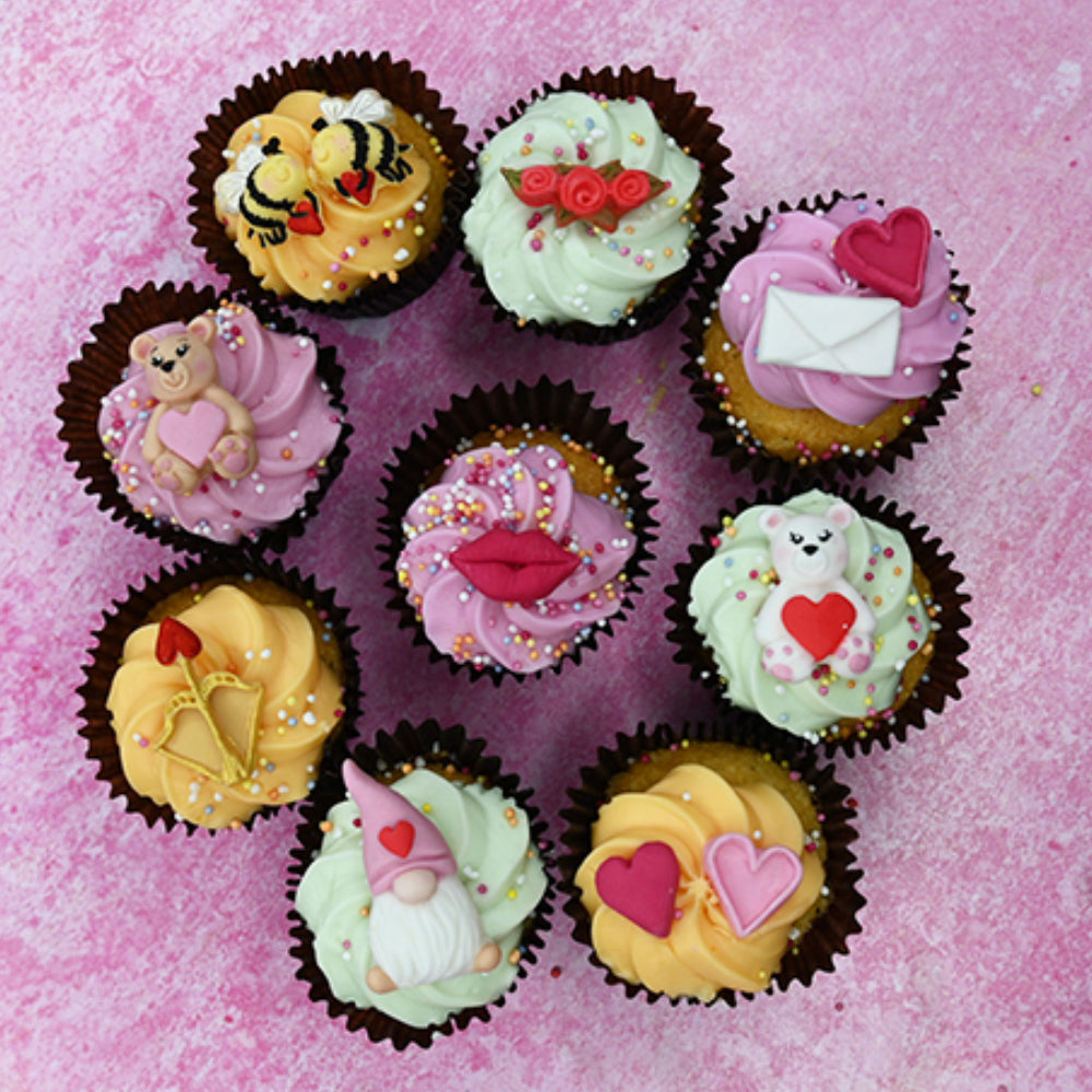 Karen Davies Sugarcraft Valentines Shapes Silicone Mold