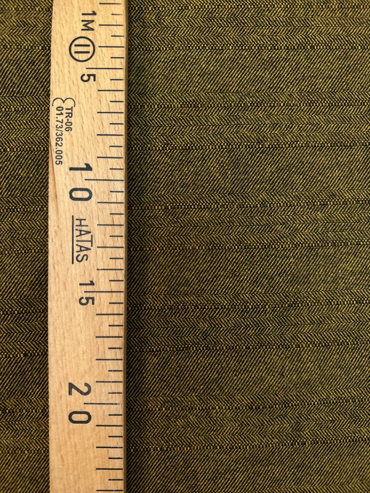 Wool Tweed Striped Herringbone