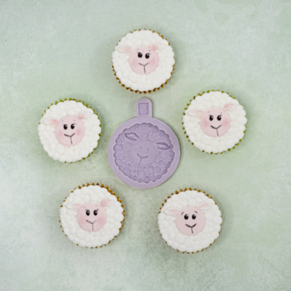Karen Davies Sugarcraft Sheep Face Silicone Mold