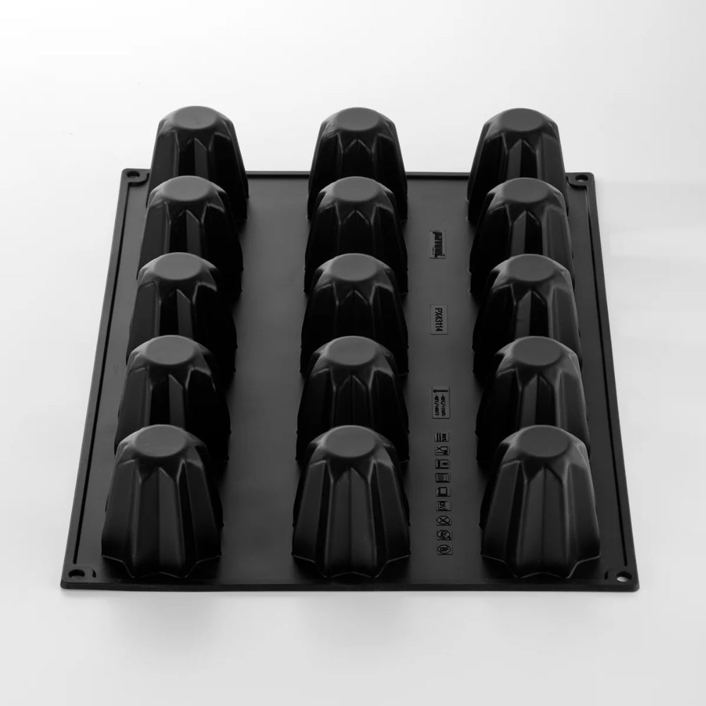 Pavoni Pavoflex PX43114 Pandoro Silicone Mold, 15 Cavities