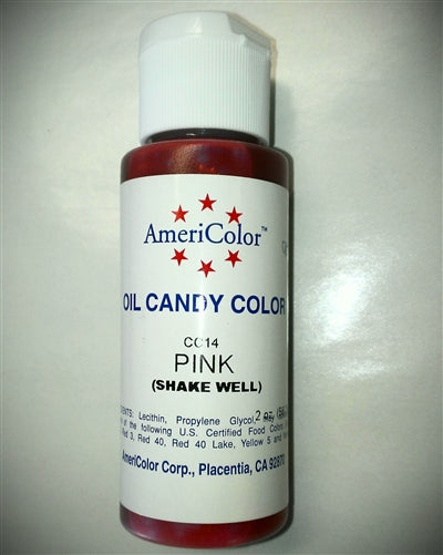 Pink Oil Candy Color - AmeriColor CC14 - 2 Ounces