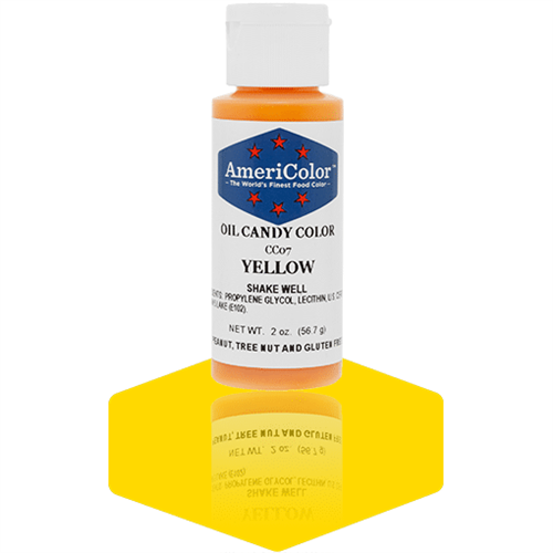 Yellow Oil Candy Color - AmeriColor CC07 - 2 Ounces