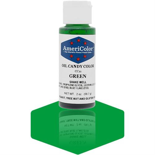 Green Oil Candy Color - AmeriColor CC11 - 2 Ounces