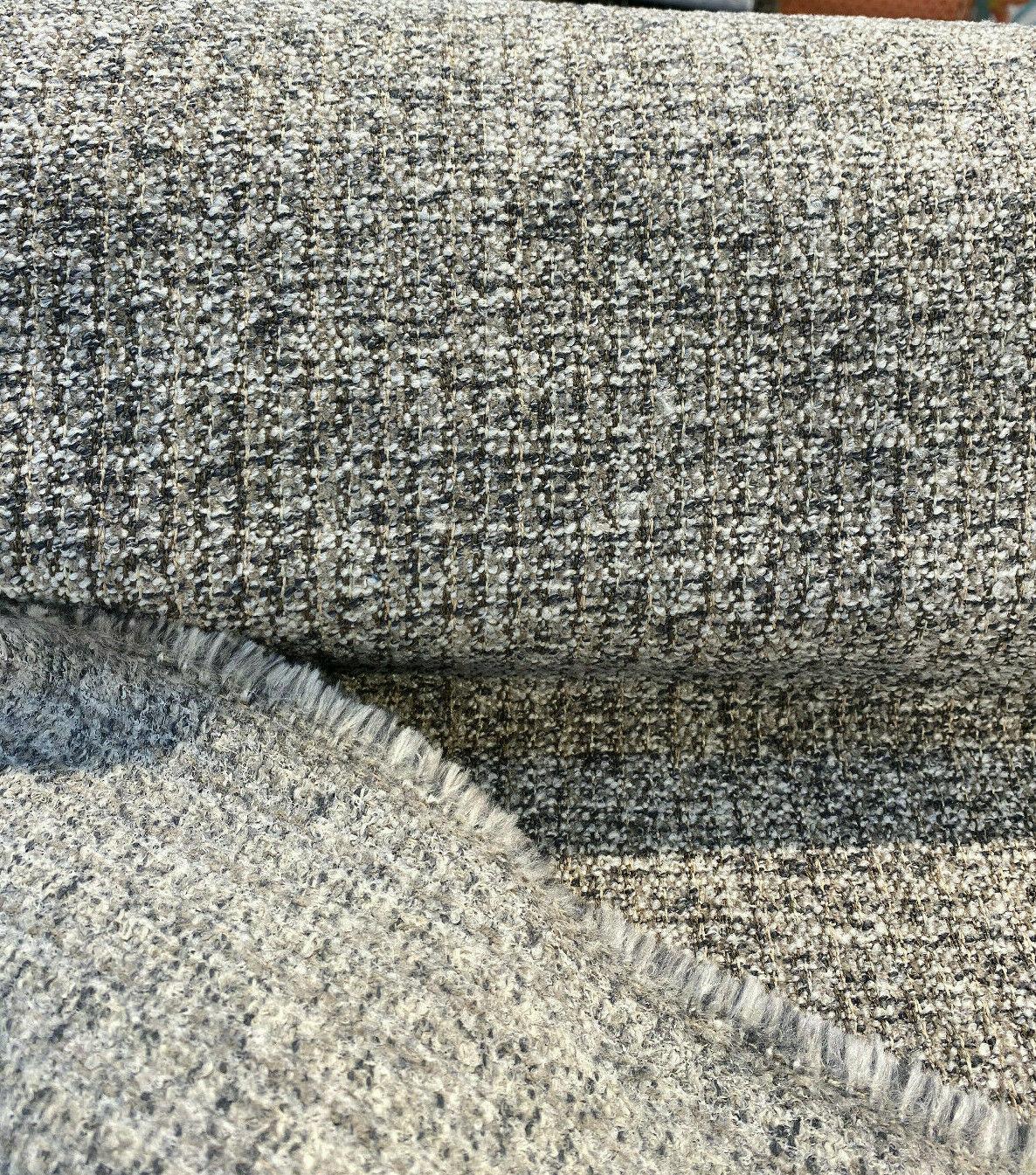 Splendor Pewter Tweed Chenille Upholstery Fabric - Pewter Tweed, 56" Width (1 Yard)