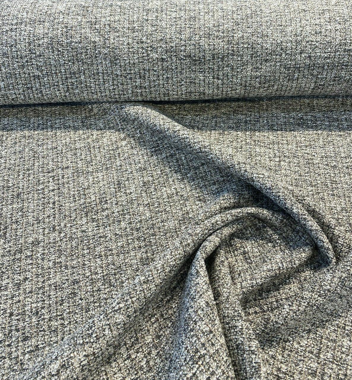 Splendor Pewter Tweed Chenille Upholstery Fabric - Pewter Tweed, 56" Width (1 Yard)