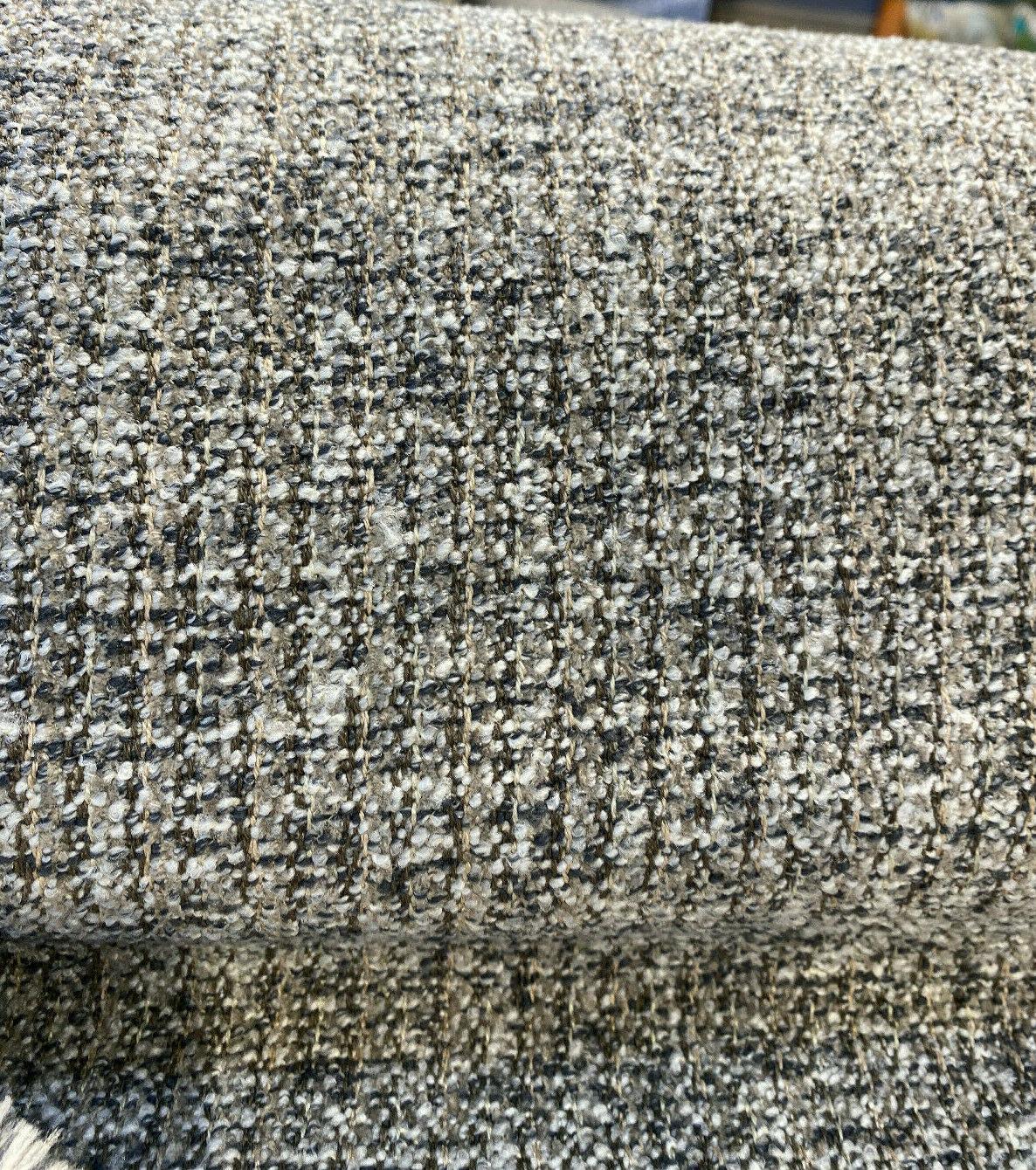 Splendor Pewter Tweed Chenille Upholstery Fabric - Pewter Tweed, 56" Width (1 Yard)