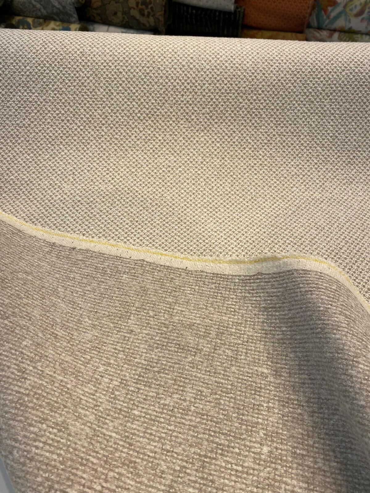 Mascot Bisque Cream Textured Chenille Upholstery Fabric - Bisque Cream Textured, 56" Width (1 Yard)