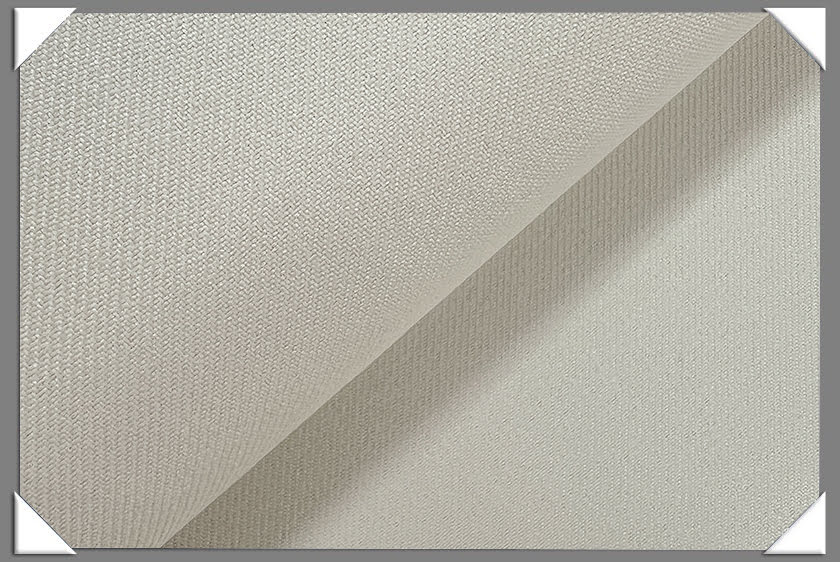Off-White Vegan Gabardine Polyester Gabardine Fabric - Off-White, 60" Wide (1 Yard)