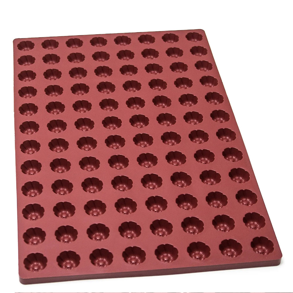 Mae Innovation Mini Kugelhopf Silicone Mold, 96 Cavities