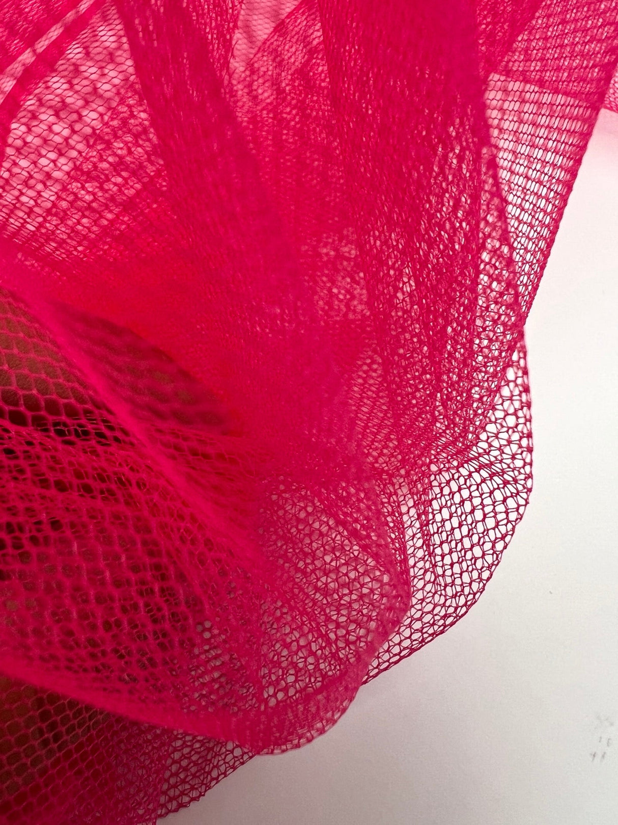 Pink Polyamide Mesh Woven