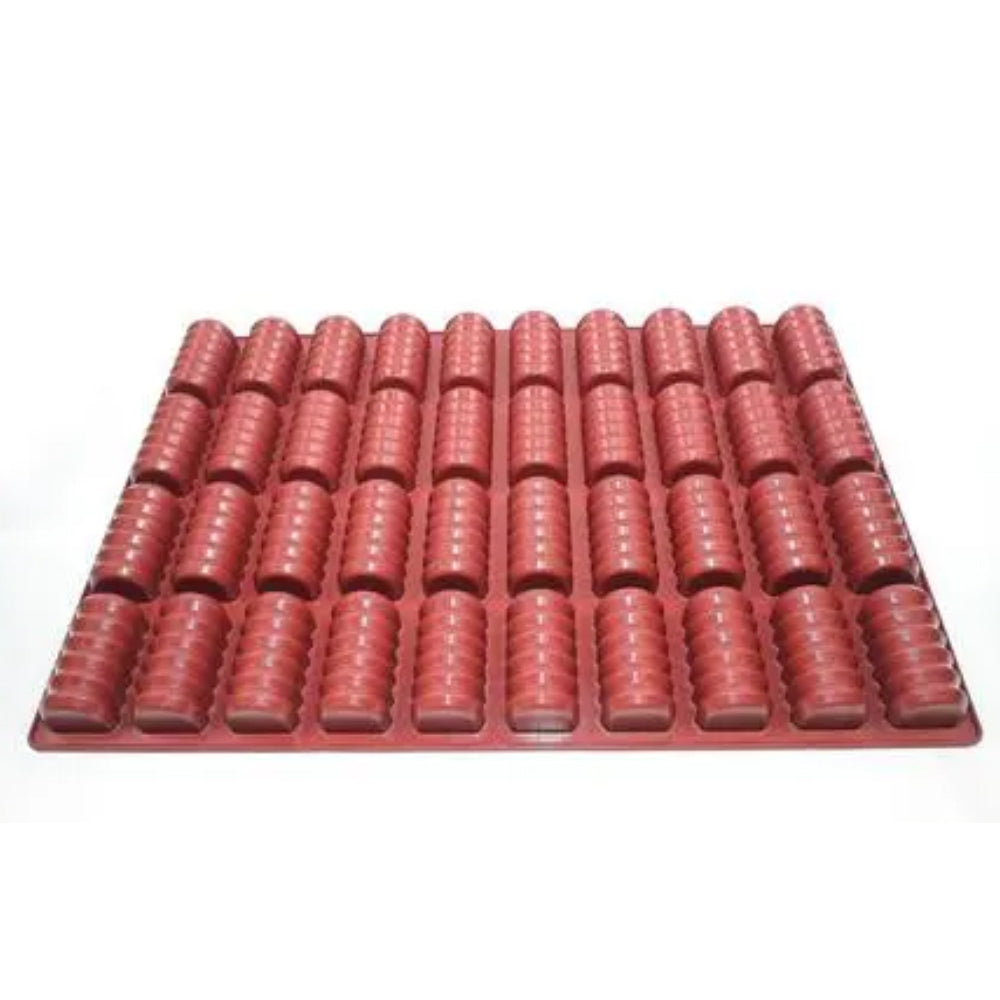 Mae Innovation Silicone Lantern Log Mold, 40 Cavities