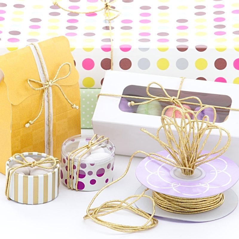 Gold Metallic Cord 2 mm X 40 yd - 1 / ROLL