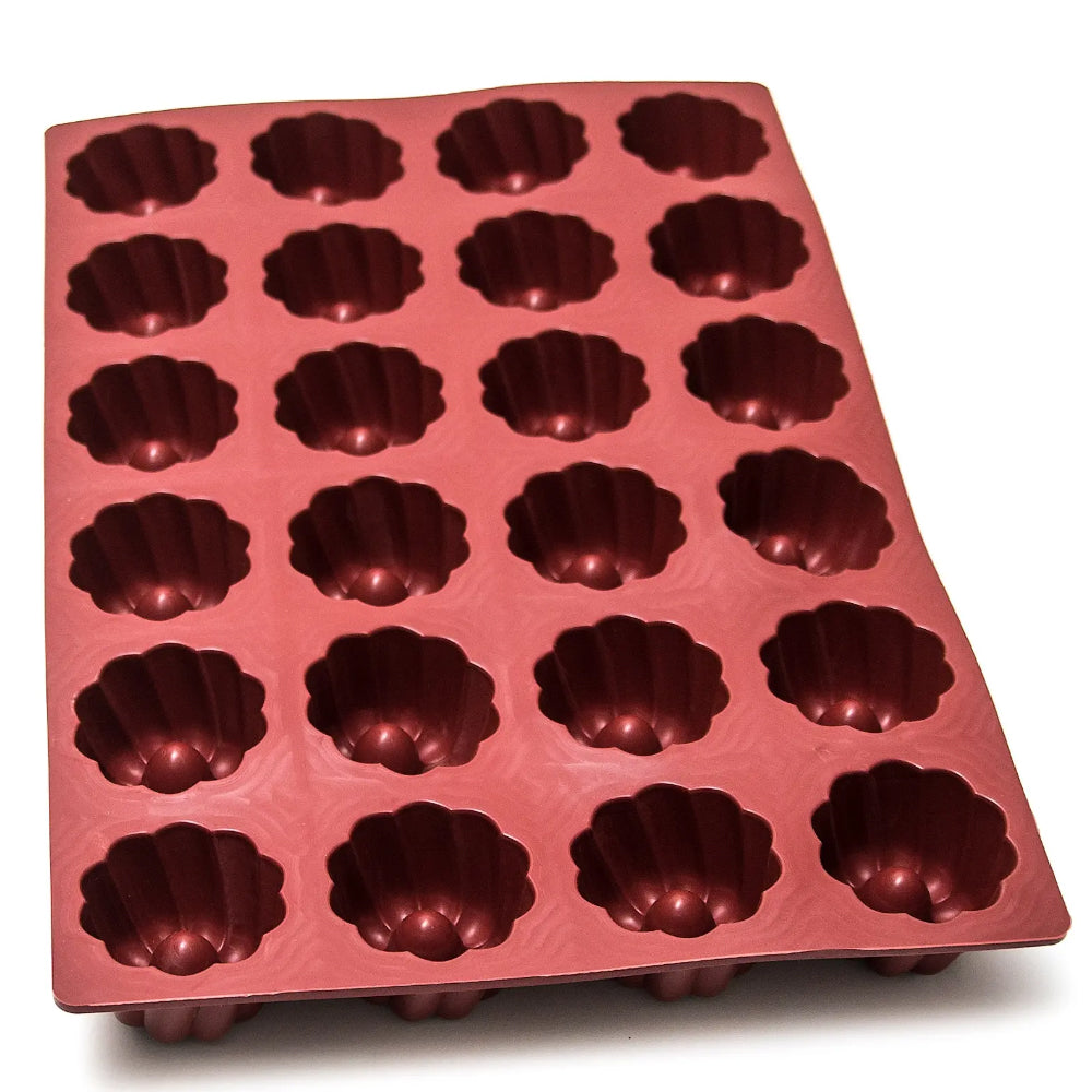 Mae Innovation Silicone Kugelhopf Mold, 24 Cavities