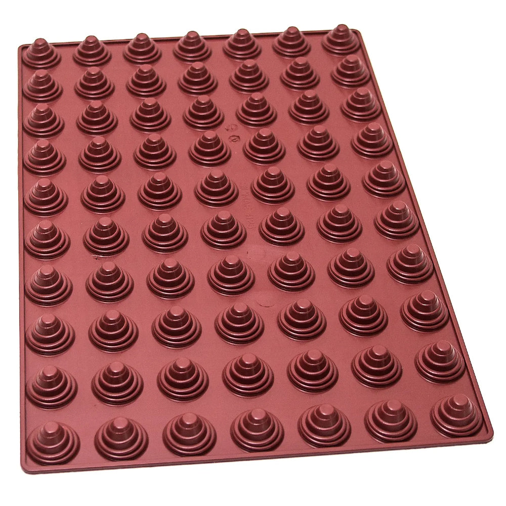 Mae Innovation Silicone Mini Spiral Mold, 70 Cavities