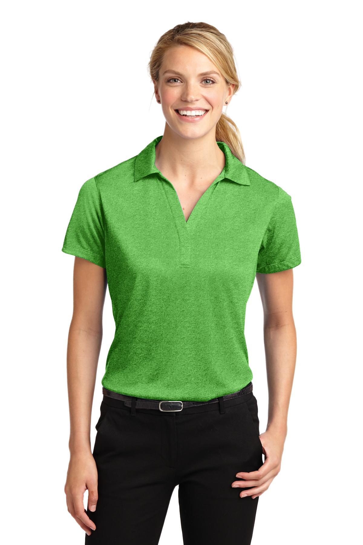 Sport-Tek® Women's Heather Contender Polo Lightweight Moisture Wicking