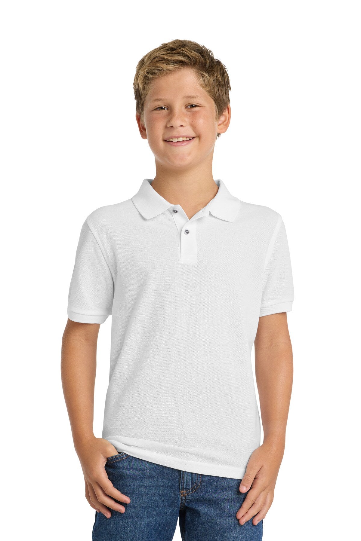 Port Authority® Youth Silk Touch Polo