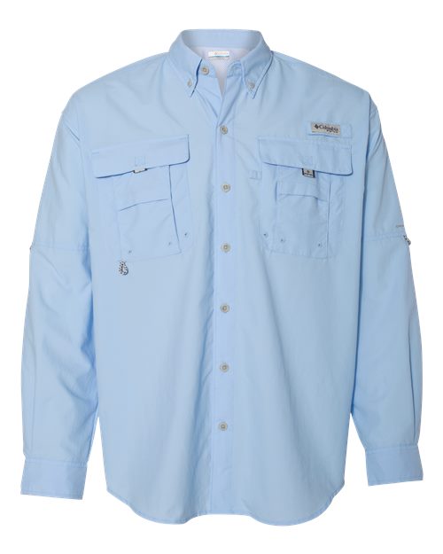 HUK® Men’s Bahama Outdoor Shirt Moisture Wicking Sun Safe Button Up Fishing Top