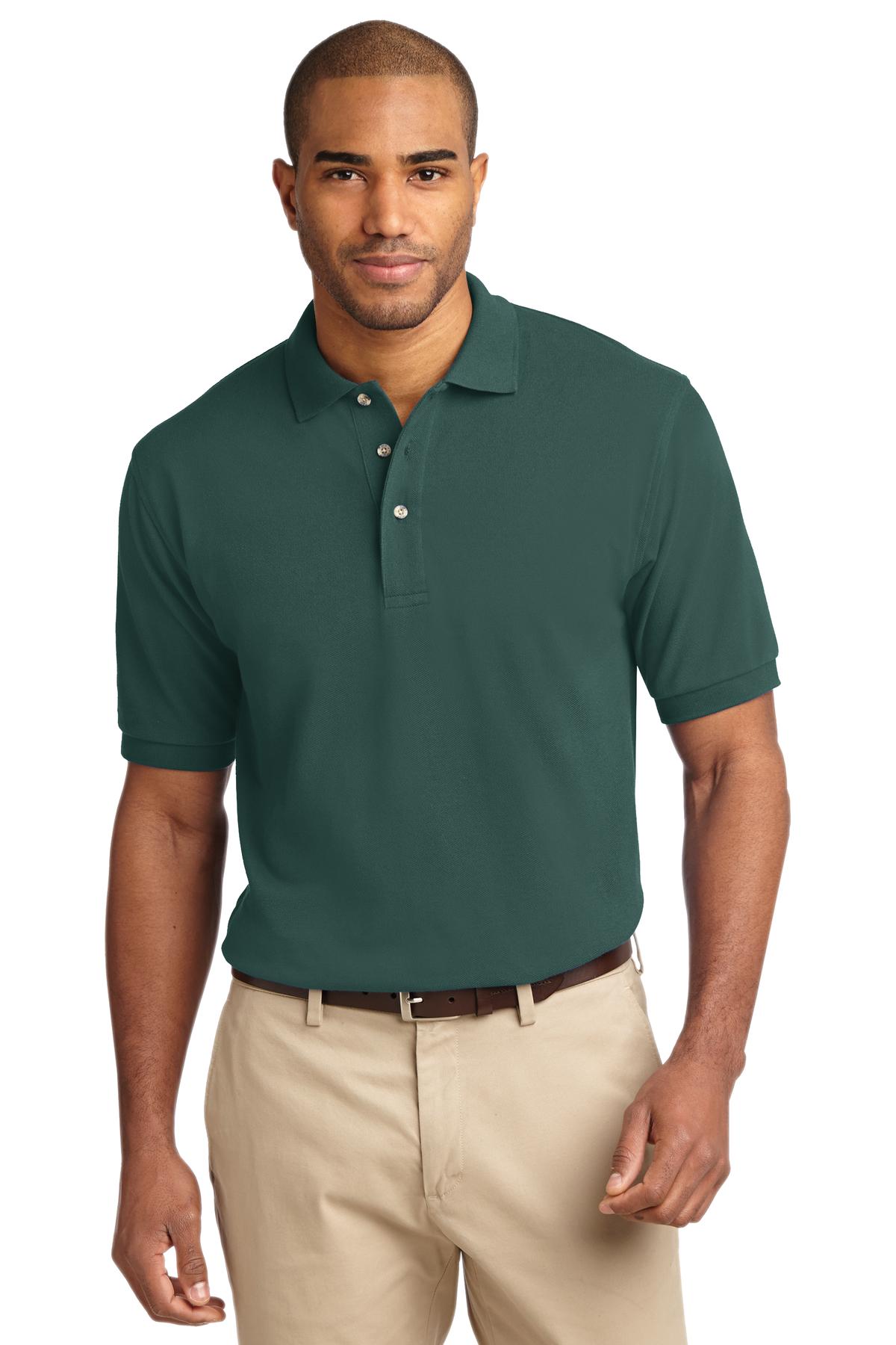 Port Authority® Heavyweight Cotton Pique Polo