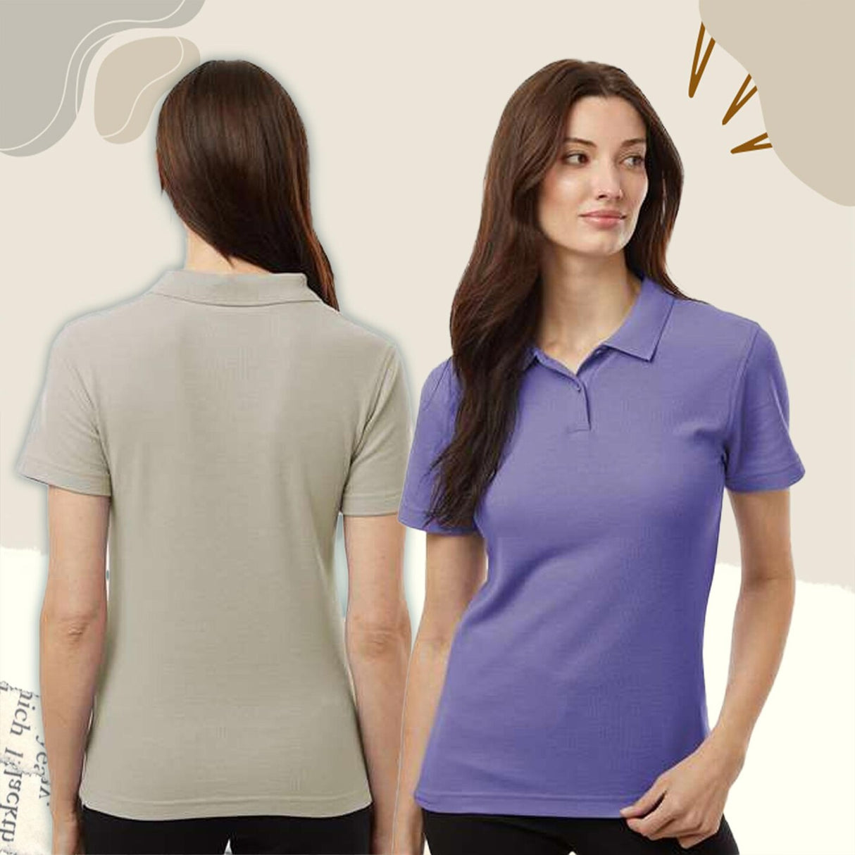 AllPro® Women’s Essential Pique Polo Shirt Poly-Cotton Comfort