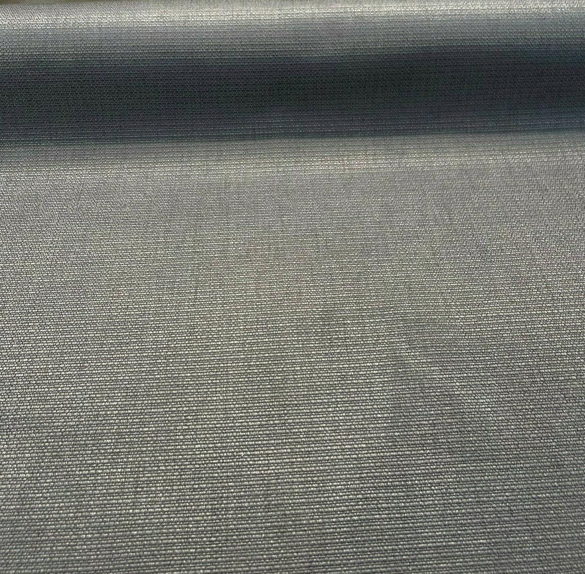 Mac Midnight Glow Chenille Upholstery Fabric - Dark Charcoal, 56" Width (1 Yard)