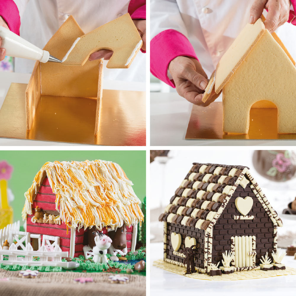 Decora Fairy Tale House Plastic Cookie Cutter Set