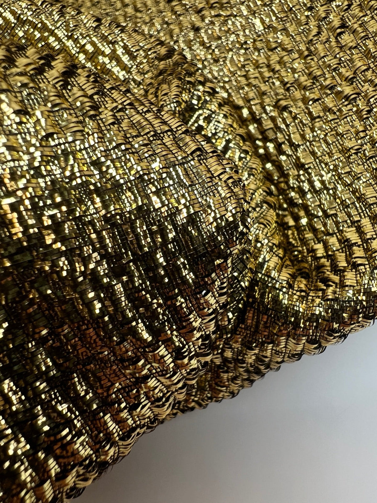 Golden Jacquard Lurex Fabric