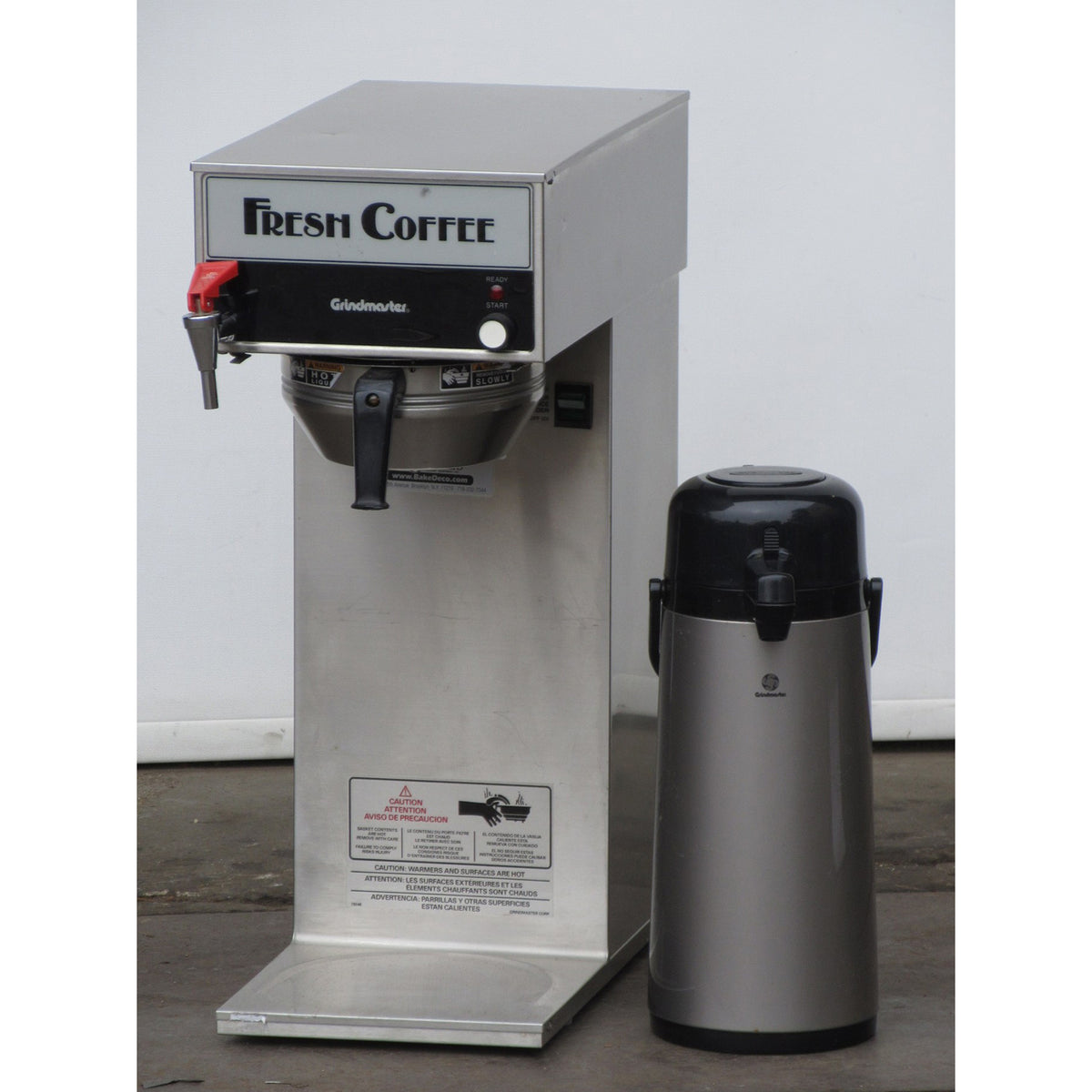 Grindmaster BA-ASQ Airpot Brewer, W/Airpot, Used Excellent Condition