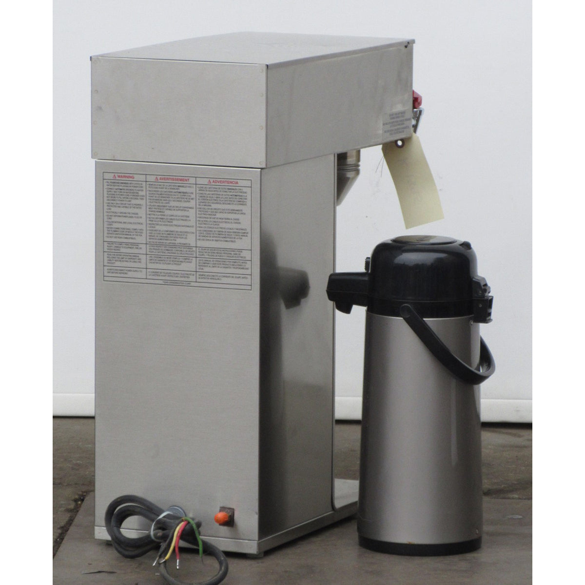 Grindmaster BA-ASQ Airpot Brewer, W/Airpot, Used Excellent Condition