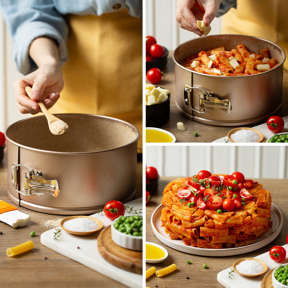 Decora Round Springform Pans, 8.5" Dia. x 3.9"