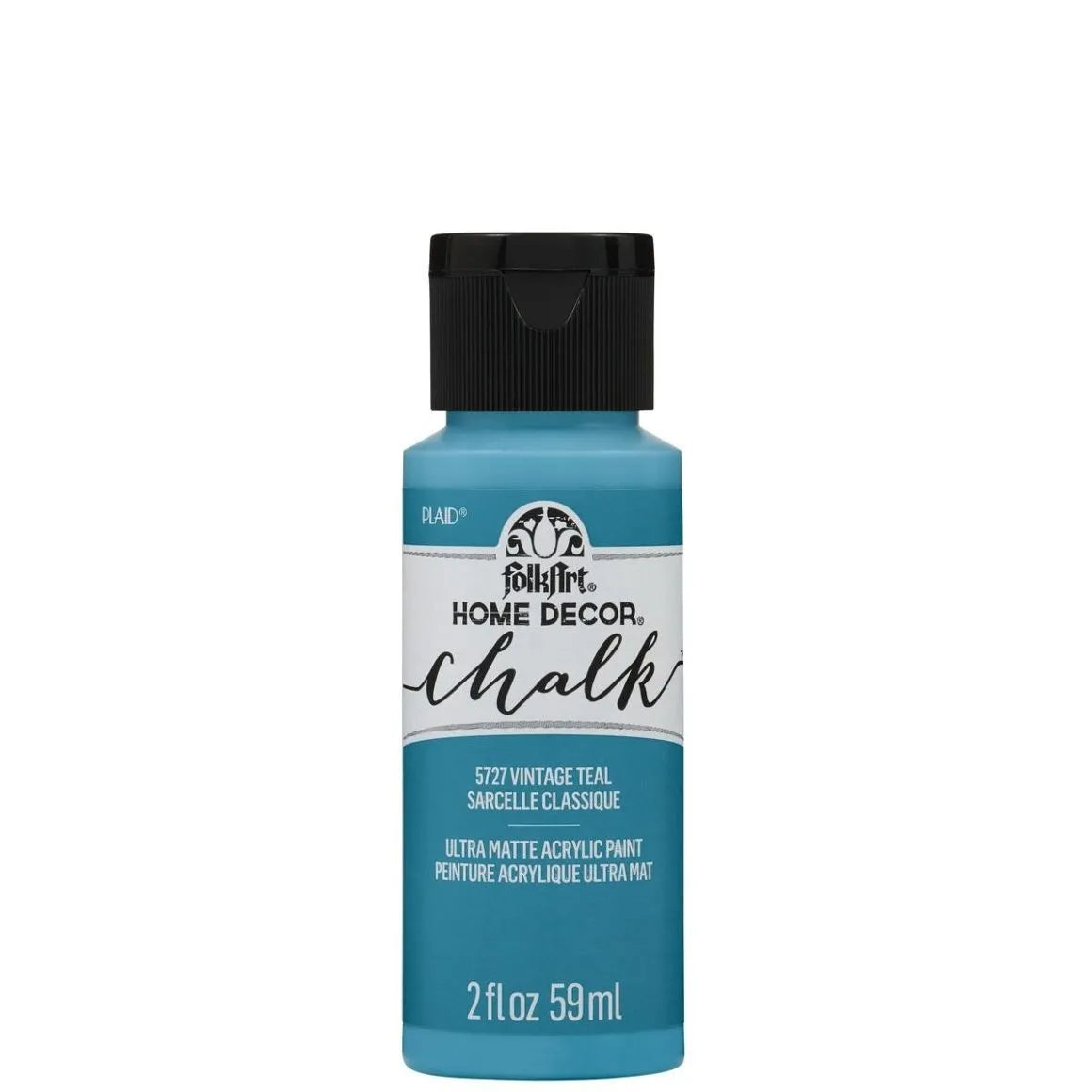 FolkArt Chalk Acrylic Paint - Vintage Teal (2 oz Bottle)