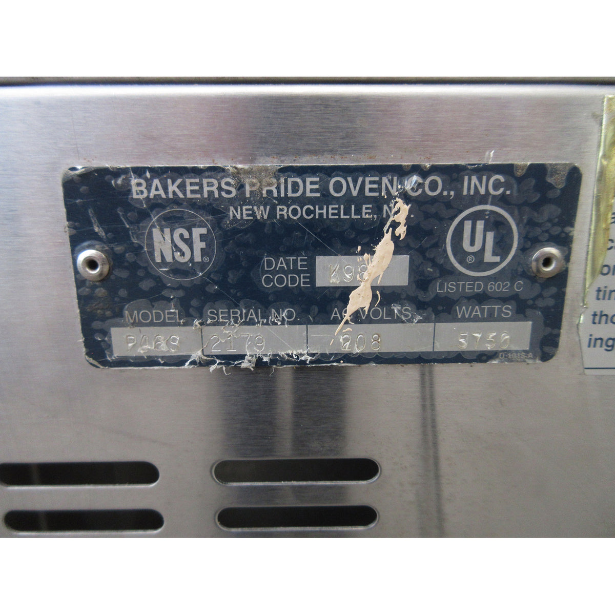 Bakers Pride P46S Countertop Double Deck Electric Oven, Used Excellent Condition