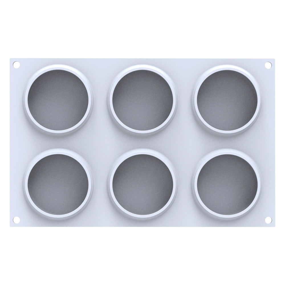 Silikomart SWEET ROUND 95 Silicone Mold, 6 Cavities