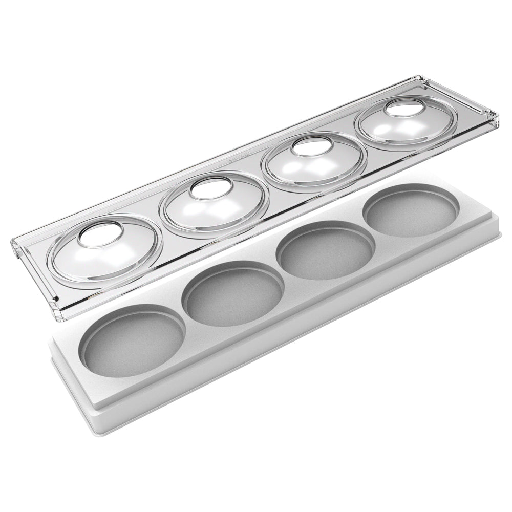 Silikomart MUL3D PEBBLE 120 Silicone Mold, 4 Cavities