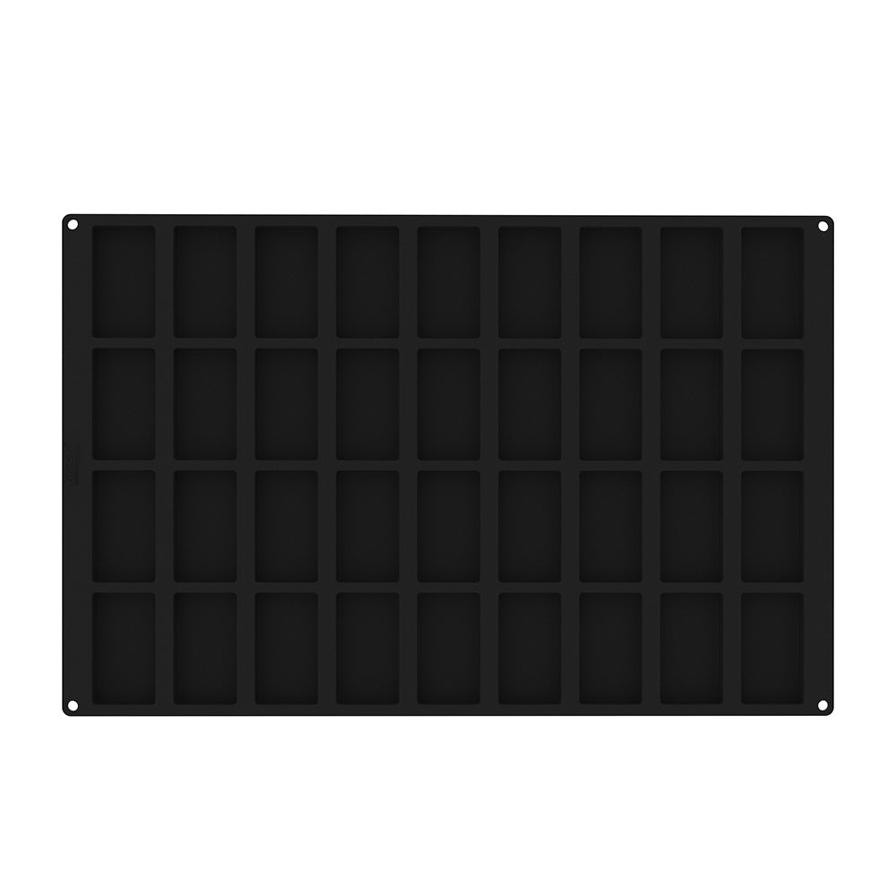 Silikomart SQ095 Rectangle Silicone Mold, 36 Cavities