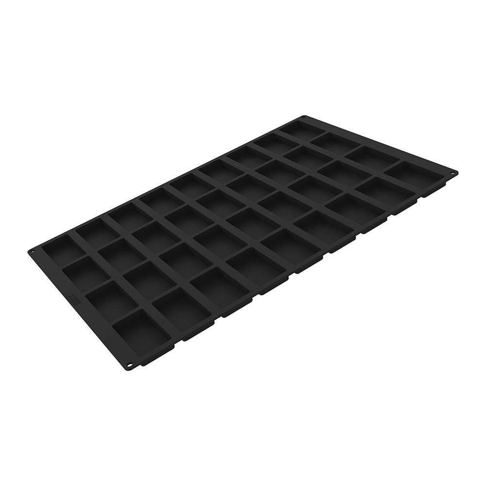 Silikomart SQ095 Rectangle Silicone Mold, 36 Cavities