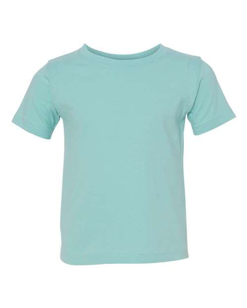 RADYAN® Crewneck Short Sleeve Toddler Fine Jersey Tee