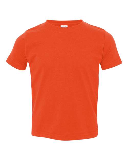 RADYAN® Toddler Crewneck Short Sleeve Fine Jersey Tee