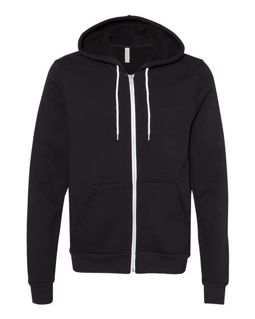 BELLA + CANVAS ®Unisex Sponge Fleece Full-Zip Hoodie Sweatshirt - 3739