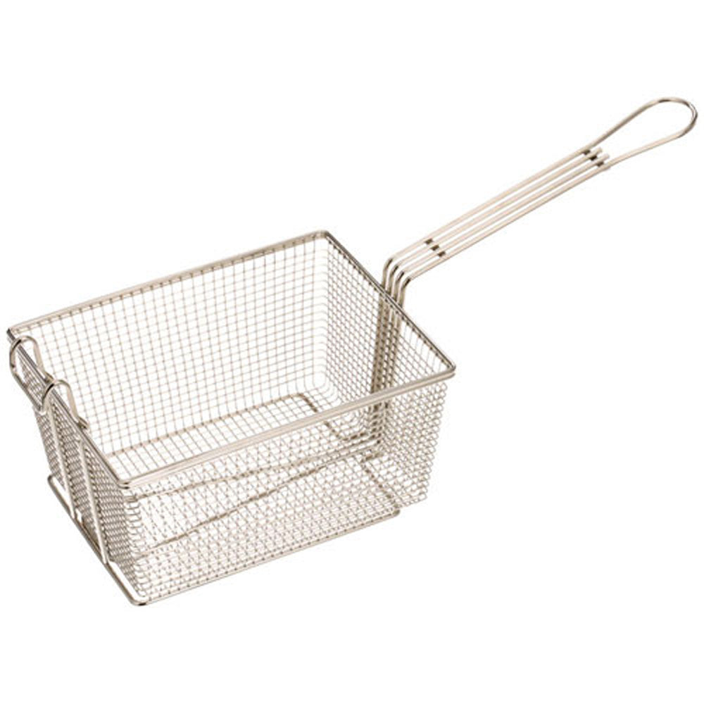 FMP Standard Fry Basket 10" x 7-3/4" x 5-1/4": Full, Front Hook