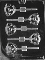Pig Head Lolly Chocolate Mold