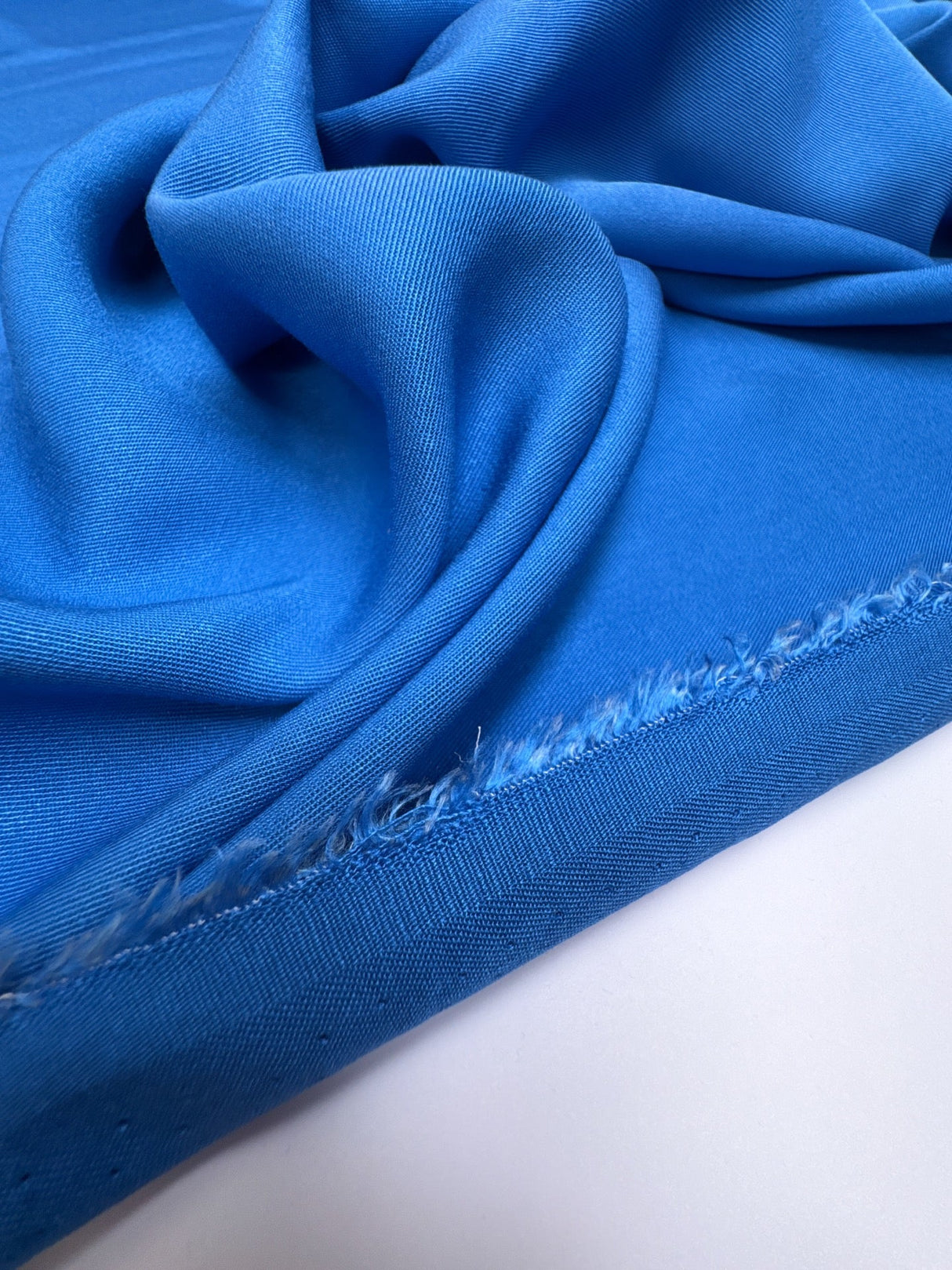 Viscose Twill Fabric Blue Shade