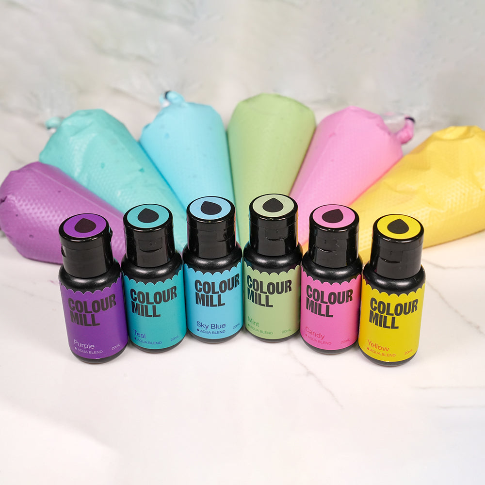 Colour Mill Swatch Spot Stickers for 20 ml Aqua Colors