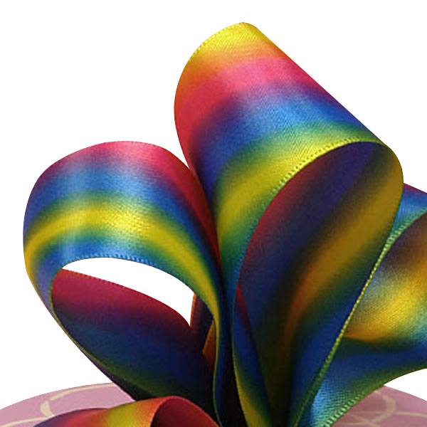 Royal Blue Rainbow Ribbon 1 1/2 '' X 10 yd - 1 / ROLL