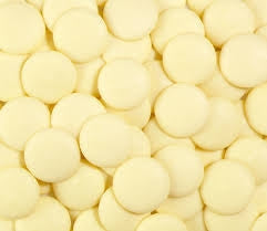 Guittard White Vanilla Flavored Melting Wafers - 25 Pound Box